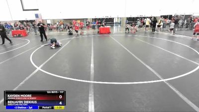 117 lbs Round 5 - Kayden Moore, Askren Wrestling Academy vs Benjamin Diekhus, Wrestling Factory