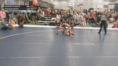 78 lbs Champ. Rd Of 32 - Grayson Hushin, Backyard Bullies vs Maverick Womack, Mat Assassins Wrestling Club