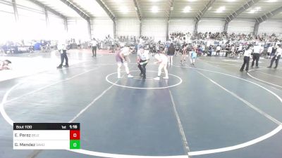 Rr Rnd 2 - Emma Perez, Belen Jr Wrestling vs Giselle Mendez, Sahuarita Mustangs