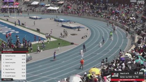 2026 AAU Junior Olympic Games - Youth Girls' 4x100m Relay, Semi-Finals 7 - Age 14