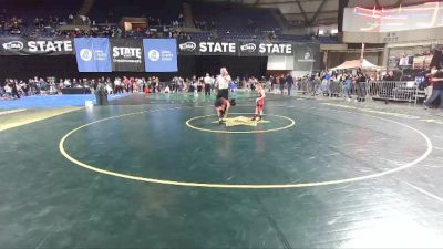 49 lbs Champ. Round 3 - Jesus Torres, Victory Wrestling-Central WA vs Camila Ramirez, Mat Demon Wrestling Club