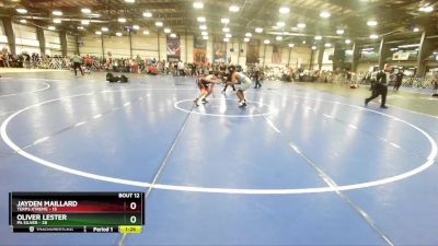 115 lbs Rd# 6- 9:00am Saturday Final Pool - Oliver Lester, PA Silver vs Jayden Maillard, Terps Xtreme