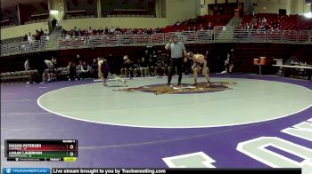 150 lbs Round 3 (4 Team) - Mason Petersen, Columbus vs Logan Lagerman, Manhattan HS