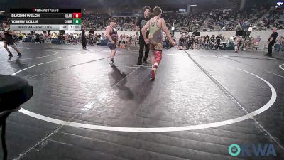 Quarterfinal - Blazyn Welch, Claremore Wrestling Club vs Tommy Lollis, Cowboy Wrestling Club