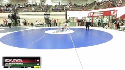 63-68 lbs Cons. Round 1 - Oliver Hoffmann, Rhyno WA vs Brycen Wallace, Midwest Xtreme Wrestling