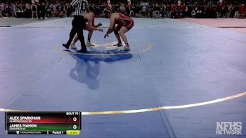 D2-285 lbs Champ. Round 1 - James Mahon, Goodrich HS vs Alex Sparkman, Clarenceville HS