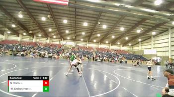 135 lbs Quarterfinal - Rylan Cedarstrom, Wasatch Wrestling Club vs Nathan Wells, Top Of Utah