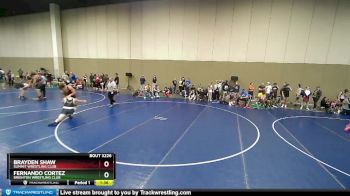 190 lbs Cons. Round 3 - Fernando Cortez, Brighton Wrestling Club vs Brayden Shaw, Summit Wrestling Club