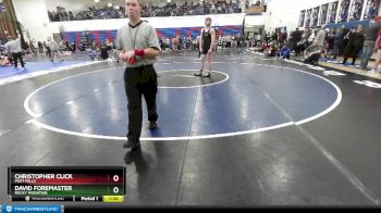 220 lbs Cons. Round 3 - Christopher Click, Post Falls vs David Foremaster, Rocky Mountain