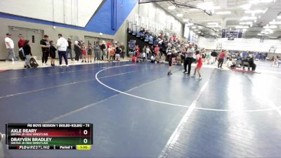 73 lbs Cons. Round 4 - Drayven Bradley, Uintah Jr High Wrestling vs Axle Reary, Uintah Jr High Wrestling