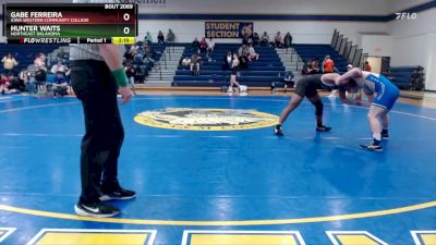 141 lbs Cons. Round 4 - Hunter Waits, Northeast Oklahoma vs Gabe Ferreira, Iowa Western Community College