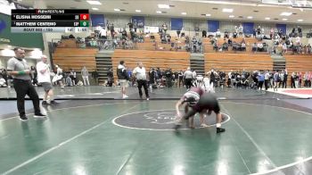 150 lbs Semifinal - Matthew Centeno, Esperanza vs Elisha Hosseini, Scripps Ranch