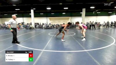 145 lbs Quarterfinal - Vedwin Nivas, NJ vs Robert Fahey, PA