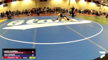 138 lbs Champ. Round 1 - Lewis Summers, Powhatan Youth Wrestling Club vs Max Kusano, Tech Squad Wrestling Club