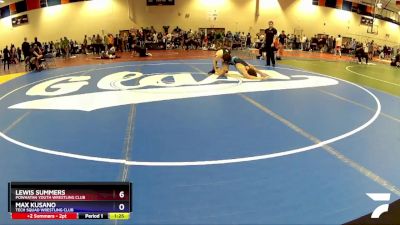 138 lbs Champ. Round 1 - Lewis Summers, Powhatan Youth Wrestling Club vs Max Kusano, Tech Squad Wrestling Club