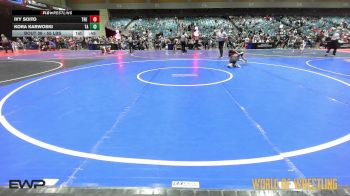 55 lbs Consi Of 8 #1 - Ivy Soito, The Valley Wrestling Club vs Kora Karwoski, Team Aggression