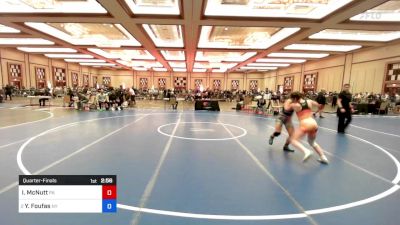 120 lbs Quarterfinal - Isabella McNutt, Pa vs Yianna Foufas, Ny