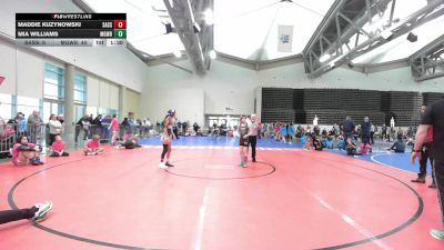 90 lbs Rr Rnd 5 - Maddie Kuzynowski, Sassie Lassies FIWC vs Mia Williams, MGW Coral Cuties