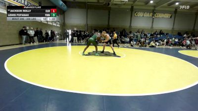 288 lbs Round Of 32 - Jackson Reilly, Clovis North vs Lewis Fofanah, Poway