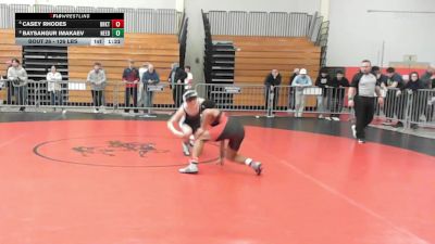 126 lbs Round Of 16 - Casey Rhodes, Brockton vs Baysangur Imakaev, Needham