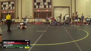 125 lbs Semis & 1st Wrestleback (8 Team) - Trey Malaban, Olympic Black vs GINO SCHINIA, Team Alien