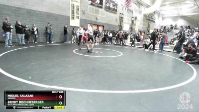 142 lbs Cons. Round 5 - Miguel Salazar, Sanger vs Brody Bischofberger, Outlaws Wrestling Club