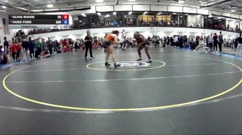 160 C Semifinal - Olivia Bohde, Indiana Tech University vs Paris Ford, Albion University