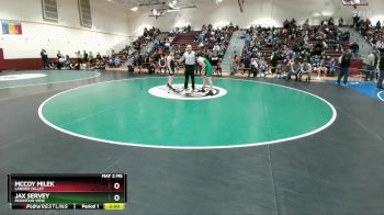 144 lbs Champ. Round 1 - McCoy Milek, Lander Valley vs Jax Servey, Mountain View