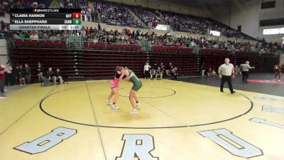 105 lbs Quarterfinal - Claira Hannon, Gaffney vs Ella Shepphard, Conway