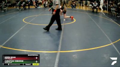 113 lbs Quarterfinal - Aiden Bean, Marlington vs Christian Osborne, Akron Svsm