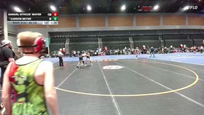 98-105 lbs Round 2 - Carson Beyer, Nevada Elite vs Samuel`Atticus` Mayer, Fallon Outlaws WC