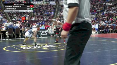 121 lbs Semifinal - Dominick Morrison, Hatboro-Horsham vs Landon Sidun, Norwin