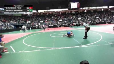 96 lbs Cons. Round 2 - Maxwell Hopkinson, CFD2 vs Christopher Perez, XGWA