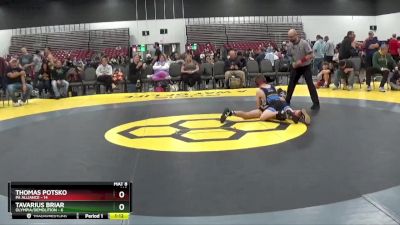 119 lbs Placement Matches (8 Team) - Tavarius Briar, Olympia/Demolition vs Thomas Potsko, PA Alliance