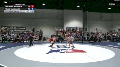 61 lbs Cons. Round 4 - Michael Tortorice, Illinois vs Evan Tallmadge, Pittsburgh Wrestling Club