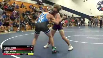 120 lbs Cons. Round 5 - Logan Vandal, Midview vs Mannix Wasco, North Royalton