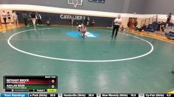 165 lbs Round 5 - Bethany Brock, New Waverly (Girls) vs Raylan Ross, Cypress Ranch (Girls)