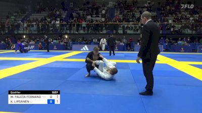 MAURÍCIO FALETA FERNANDES vs KIM LIPSANEN 2024 European Jiu-Jitsu IBJJF Championship