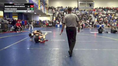 121 lbs R-32 - Brayden Kellison-Neglia, St. Francis-NY vs Tyden Shuman, Berks Catholic