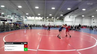 117 lbs Consi Of 8 #2 - Karlie Hutchinson, ME Trappers WC vs Maci Karkos, ME Trappers WC