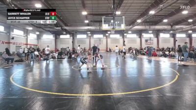 90 lbs Round 4 (12 Team) - Garrett Whalen, Steller Trained Jet vs Jayce Schaffer, Steller Trained Bly