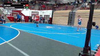132 lbs Champ. Round 1 - Trae Hopkins, Bloomington North vs Jim Janda, Hobart Wrestling Club
