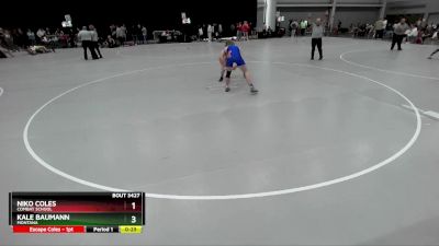 165 lbs Cons. Round 6 - Kale Baumann, Montana vs Niko Coles, Combat School