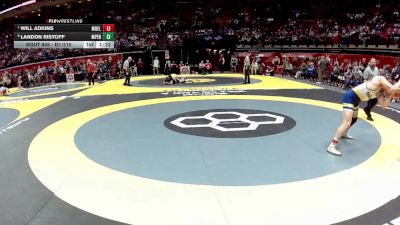 D1-215 lbs Quarterfinal - Will Adkins, Moeller vs Landon Ristoff, Mass. Perry