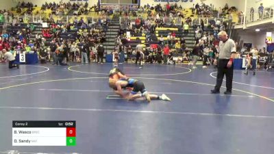 108 lbs Consy 2 - Bronxton Wasco, Brecksville vs Dakota Sandy, Mat Assassins