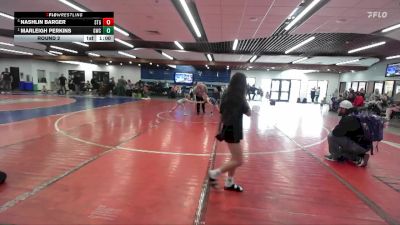 46 lbs Round 2 - Marleigh Perkins, Grace Wrestling Club vs Nashlin Barger, Small Town Grims