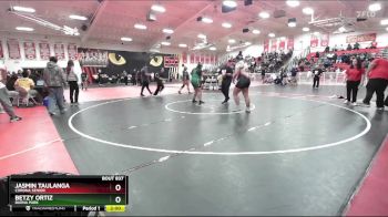 235 lbs Champ. Round 2 - Jasmin Taulanga, Corona Senior vs Betzy Ortiz, Buena Park