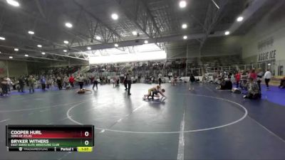 95 lbs Cons. Semi - Bryker Withers, East Idaho Elite Wrestling Club vs Cooper Hurl, Sons Of Atlas