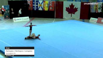 Partington / Partington / Livingston - Group, Gymnastes de l'Ile - 2019 Canadian Gymnastics Championships - Acro