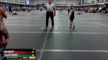 76 lbs Round 1 (8 Team) - William Singer, Undisputed Wrestling vs Ian Vought, Roughhouse